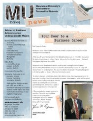 Newsletter - Marymount University in Arlington, Virginia