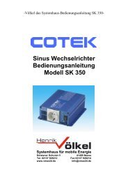 Cotek Sinus Wechselrichter SK 350.pdf - Henrik VÃ¶lkel â¢ Das ...
