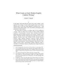What Counts as Early Modern English Catholic Writing?
