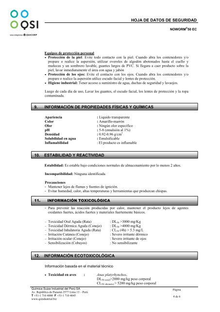 NOWORMÂ® 50 EC - Qsi