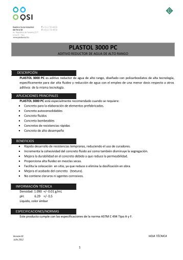 plastol 3000 pc - Qsi