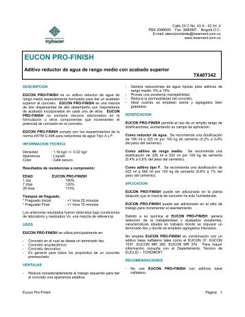 EUCON PRO-FINISH - Qsi