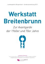 Werkstatt Breitenbrunn - Kultur Burgenland