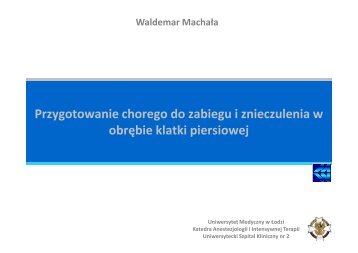 Wentylacja szybka - Waldemar MachaÅa