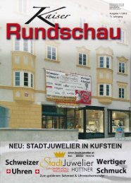 Ausgabe 1 / 2012 11. Jahrgang - Die Kaiserrundschau