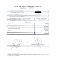 formulario rendicion mensual de fondo fijo - Serviu Araucania