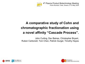 A comparative study of Cohn and chromatographic fractionation ...