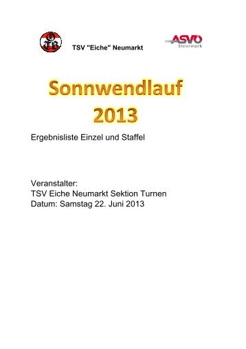 Ergebnisliste 2013.pdf - Sektion Turnen - TSV "Eiche" Neumarkt