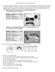 Yamaha Multifunction Gauge Kit Installation