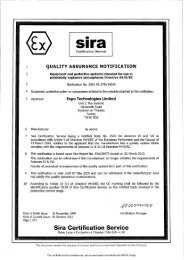 ATEX Quality Assurance Notification - Expo Technologies