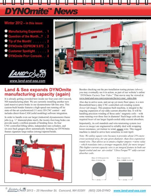 Newsletter47 Winter 2012 61 Vp Dyno Mite Dynamometer