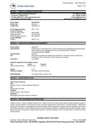 MSDS - Bush Encroachment