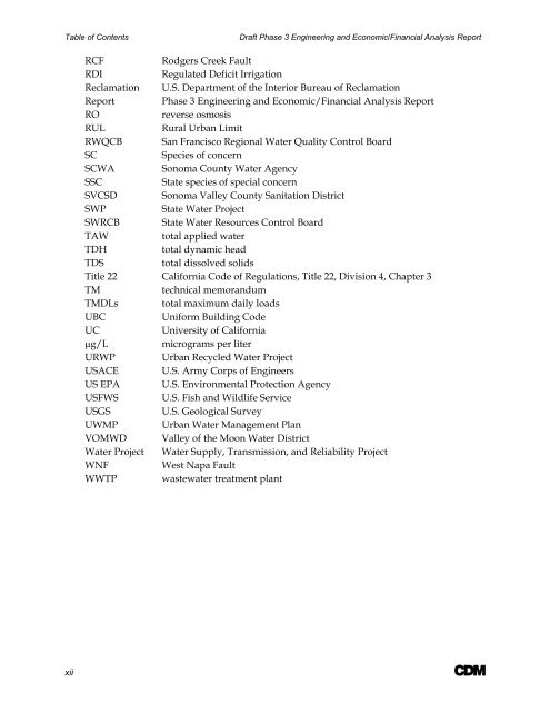 Phase 3 Feasibility Report (Table of Contents & Executive Summary)