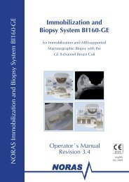 Manual BI160-GE - NORAS MRI products GmbH