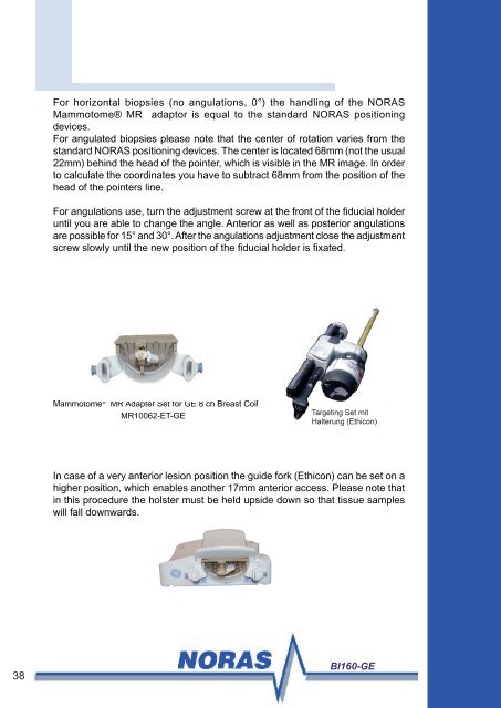 Manual BI160-GE - NORAS MRI products GmbH