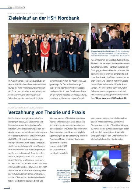 HSBA Magazin 