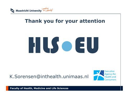 The European Health Literacy Survey - Iuhpe ...