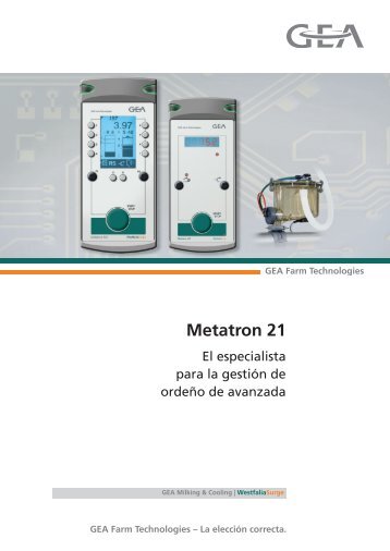 Metatron 21 - GEA Farm Technologies