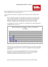 Feedback Report 01/01/11 â 31/12/11 Positive feedback has ... - Biffa