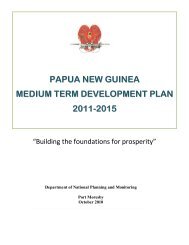 Medium Term Development Plan, 2011-2015 - UNDP in Papua New ...