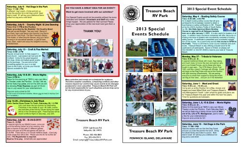 Photo1 Jpg Picture Of Treasure Beach Rv Park And Campground Fenwick Island Tripadvisor