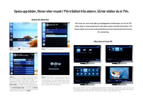 Folder (DLNA/Inspelnings-TV/Comfort Guide) - Grundig