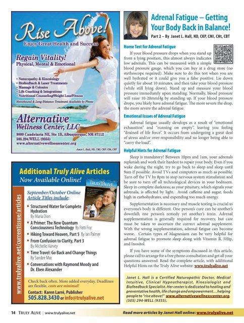 Dr. Bruce Lipton - The Honeymoon Effect - Truly Alive Magazine