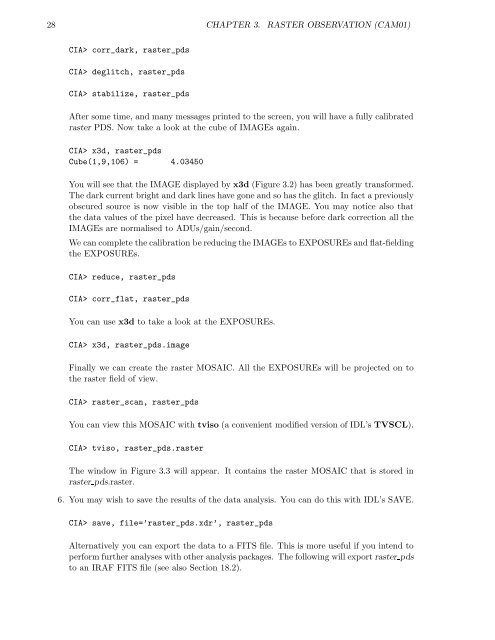 ISOCAM Interactive Analysis User's Manual Version 5.0 - ISO - ESA