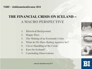 THE FINANCIAL CRISIS ON ICELAND â A MACRO PERSPECTIVE