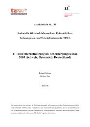 pdf, 529KB - Institut für Wirtschaftsinformatik - Universität Bern