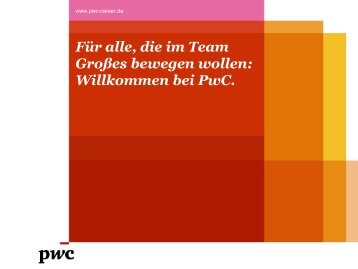 bei PwC.