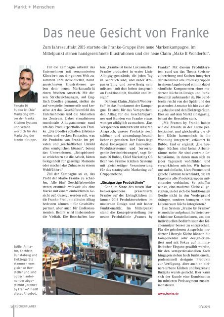 Ausgabe 3/4 / 2015 - KÜCHENPLANER