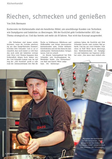 Ausgabe 3/4 / 2015 - KÜCHENPLANER