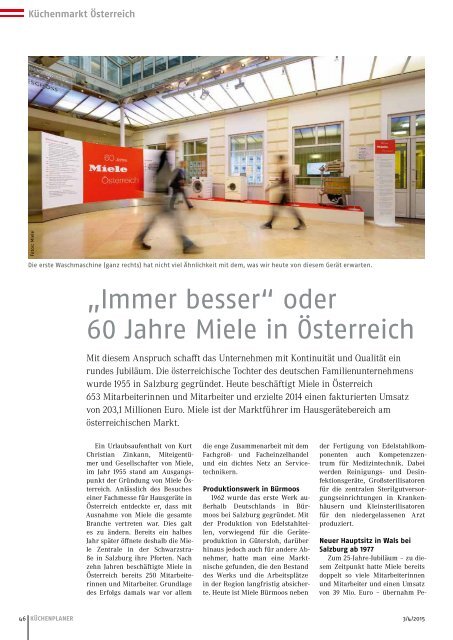 Ausgabe 3/4 / 2015 - KÜCHENPLANER