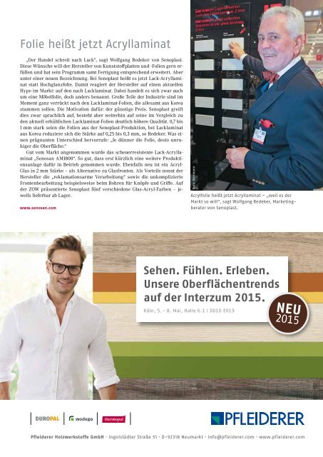 Ausgabe 3/4 _ 2015 - KÜCHENFERTIGUNG