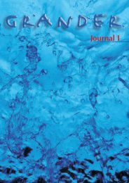 Journal 1 - Grander Revitalized Water