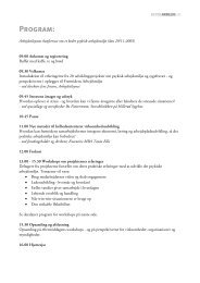 Program for konference - BEDREarbejde.dk