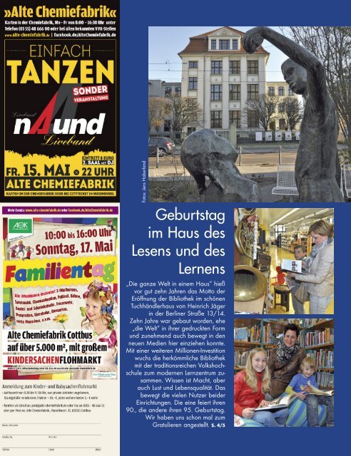 Cb Stadtmagazin Mai 2015