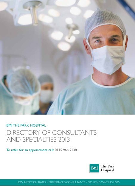 DIRECTORy OF CONSULTANTS AND ... - BMI Healthcare