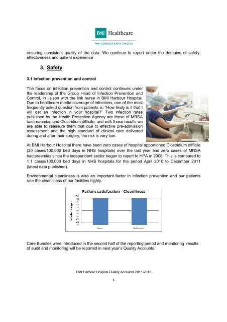 BMI The Harbour Hospital Quality Accounts April ... - BMI Healthcare