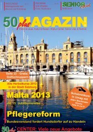 Malta 2013 Pflegereform - 50plus CENTER