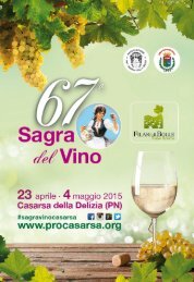 Programma 67. Sagra del Vino di Casarsa