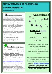 Anaesthesia Ball - North West School of Anaesthesia