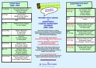 21sep08 PRIMARY CALENDAR 2008 - 2009 - North West School of ...