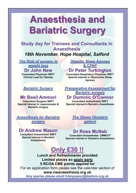 Anaesthesia and Bariatric Surgery