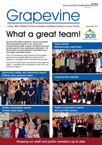 What a great team! - East and North Herts NHS Trust