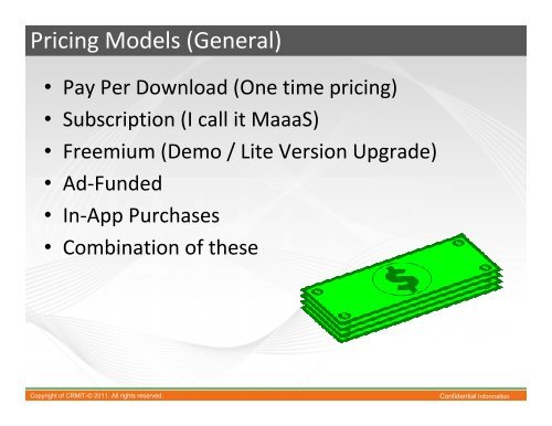 Pricing Models For Android Enterprise Applications