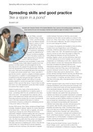 Elizabeth Duff's report on the 2008 winners - Iolanthe Midwifery Trust