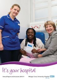 Annual report 2010 / 2011 - Barts Health NHS Trust