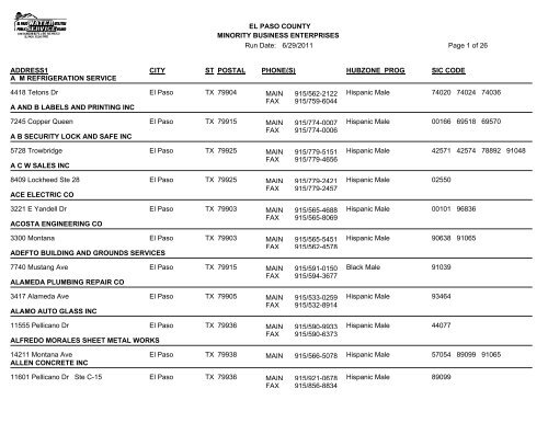 sic-code-run-date-el-paso-water-utilities